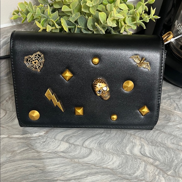 Betsey Johnson Handbags - Betsey Johnson Black and Gold